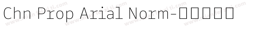 Chn Prop Arial Norm字体转换